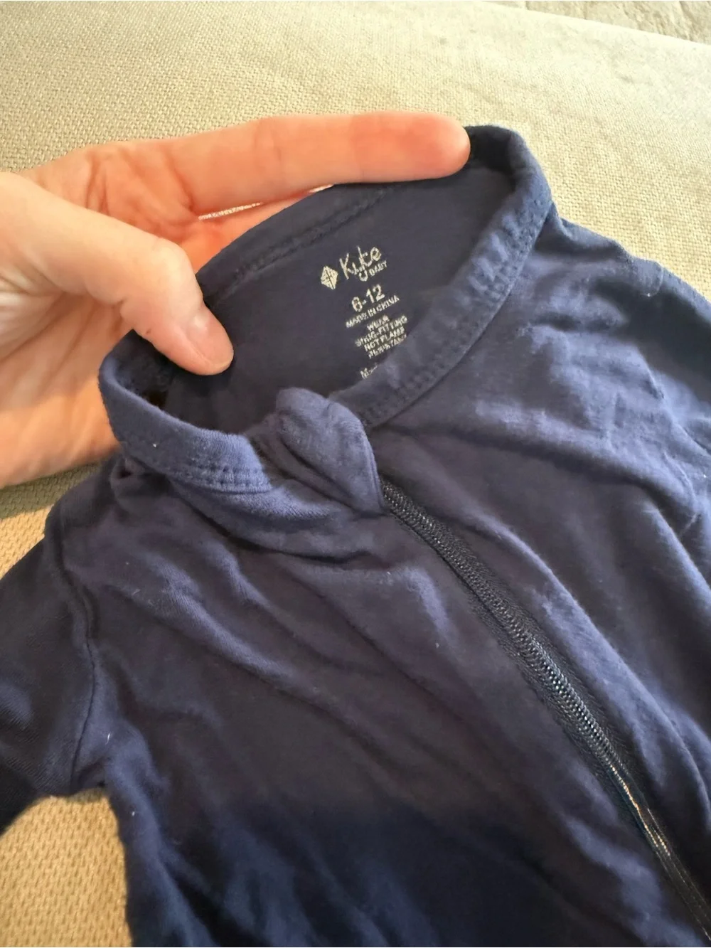 Kyte BABY Navy Blue Long Sleeve Pajamas